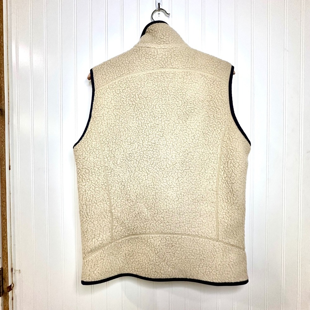 Patagonia Men's Synchilla Fleece Vest Oatmeal Beige Full Zip Pockets Size M‎ - Picture 4 of 12